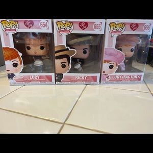 I Love Lucy Funko Pop Set! All 3! NIB!